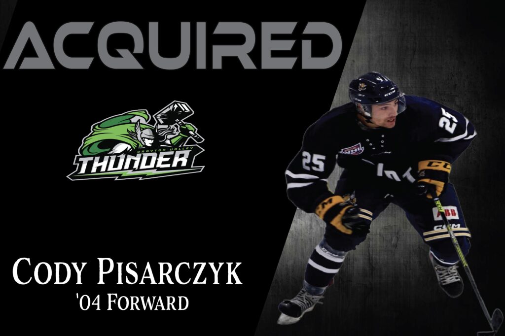 Thunder acquire '04 forward Cody Pisarcyzk in trade with Spruce 