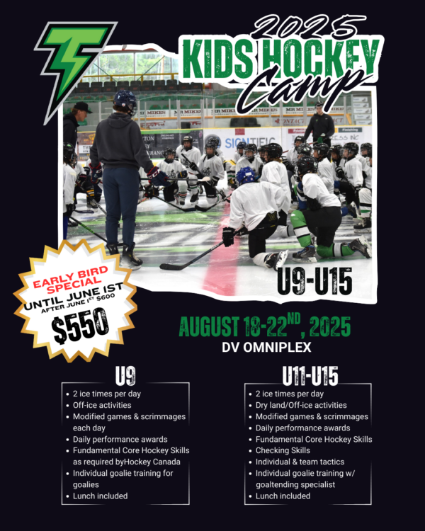 2025 Kids Summer Hockey Camp Aug 18-22 is open for registrations!