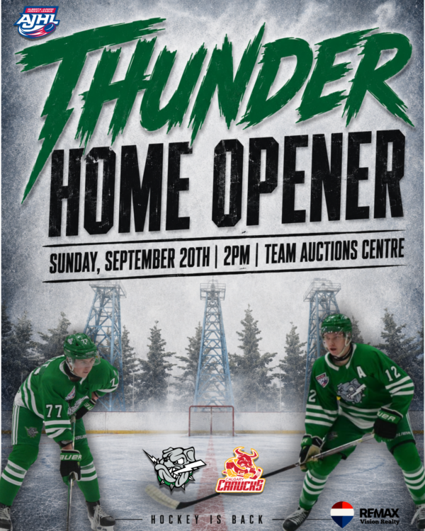 Drayton Valley Thunder Open 2026-27 Season Against Calgary Canucks