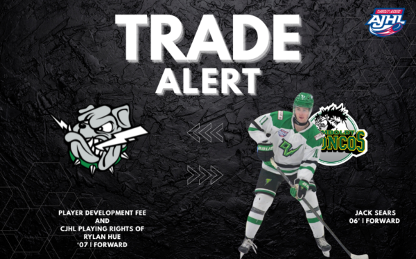 Thunder Complete Trade with Humboldt Broncos (SJHL)
